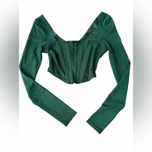 Fashion Nova Green Crop Top
